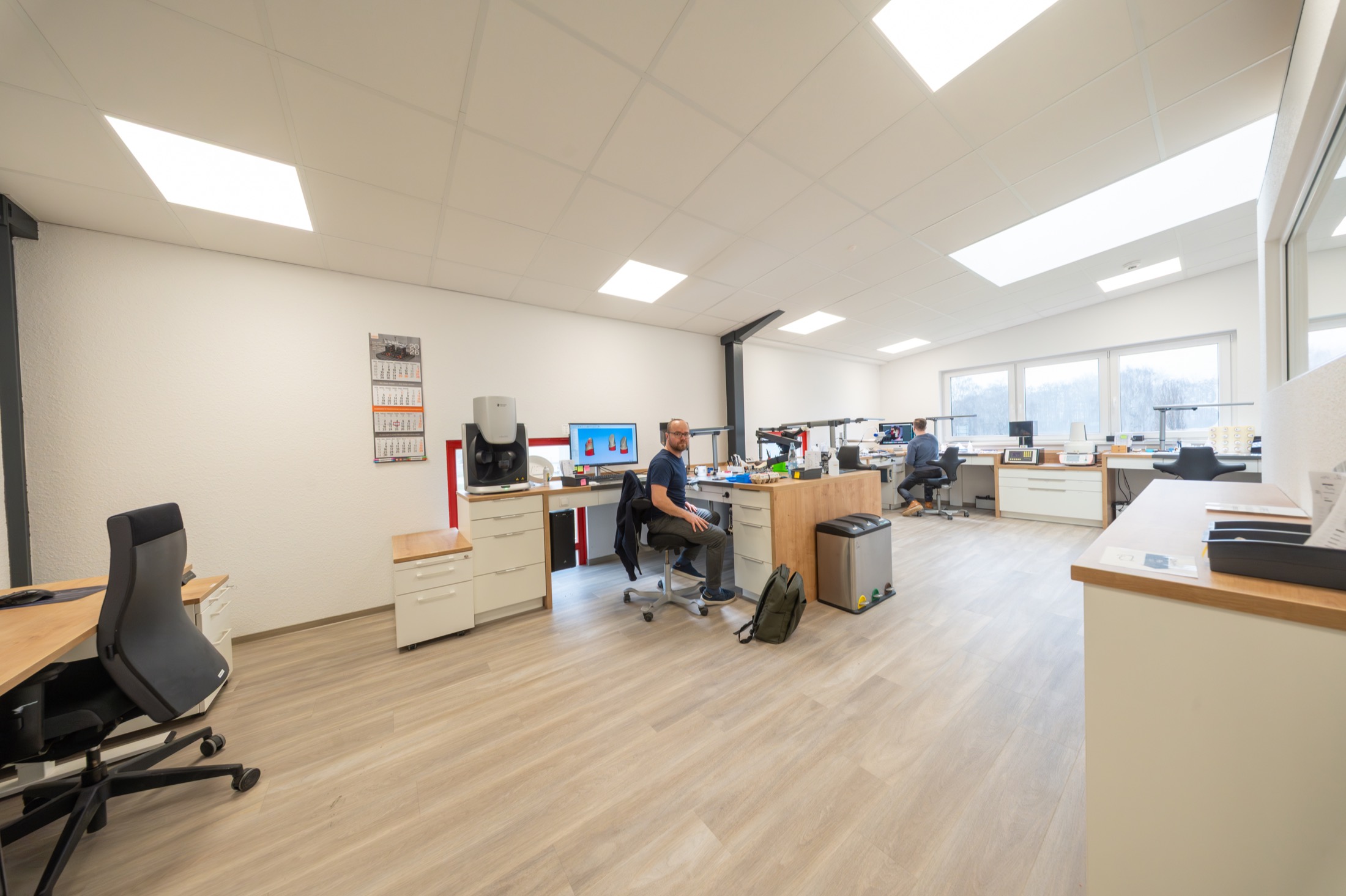 Arbeitsplätze im Hannker Labor